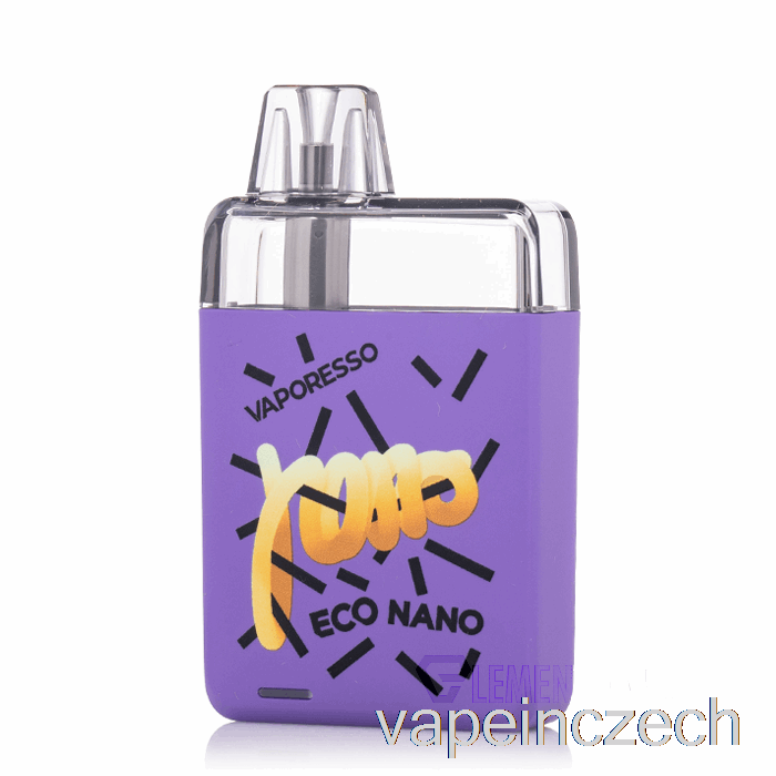 Vaporesso Eco Nano Pod Systém Krémově Fialový Vape Bez Nikotinu